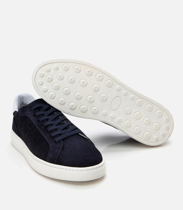  Erkek Süet Deri Lacivert Spor Ayakkabı