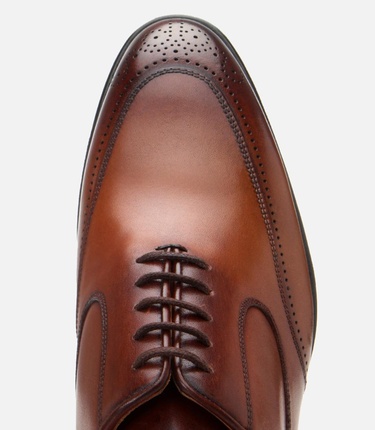  Erkek Deri Taba Klasik Şık Ayakkabı