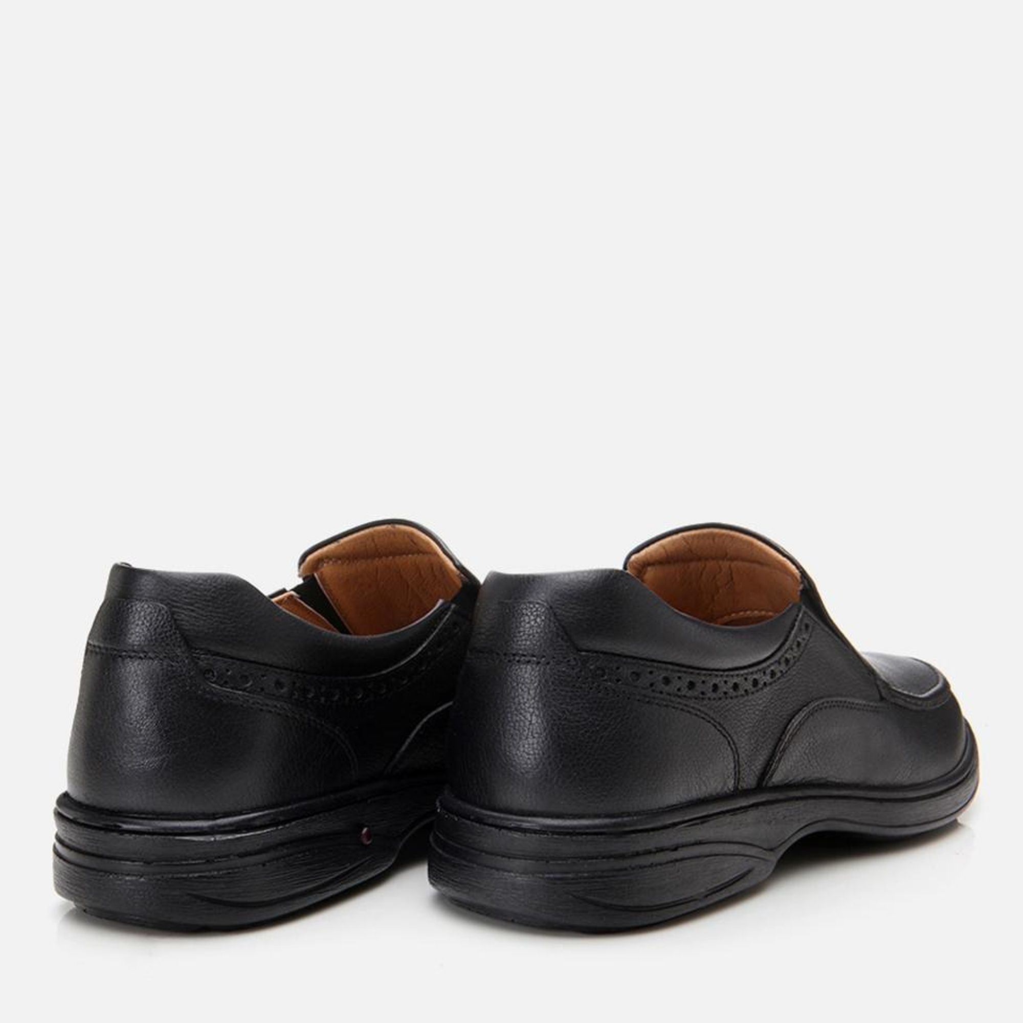 Erkek Deri Siyah Rahat Günlük Ayakkabı