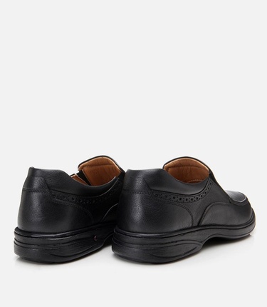  Erkek Deri Siyah Rahat Günlük Ayakkabı