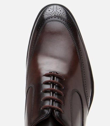  Erkek Deri Kahverengi Klasik Şık Ayakkabı