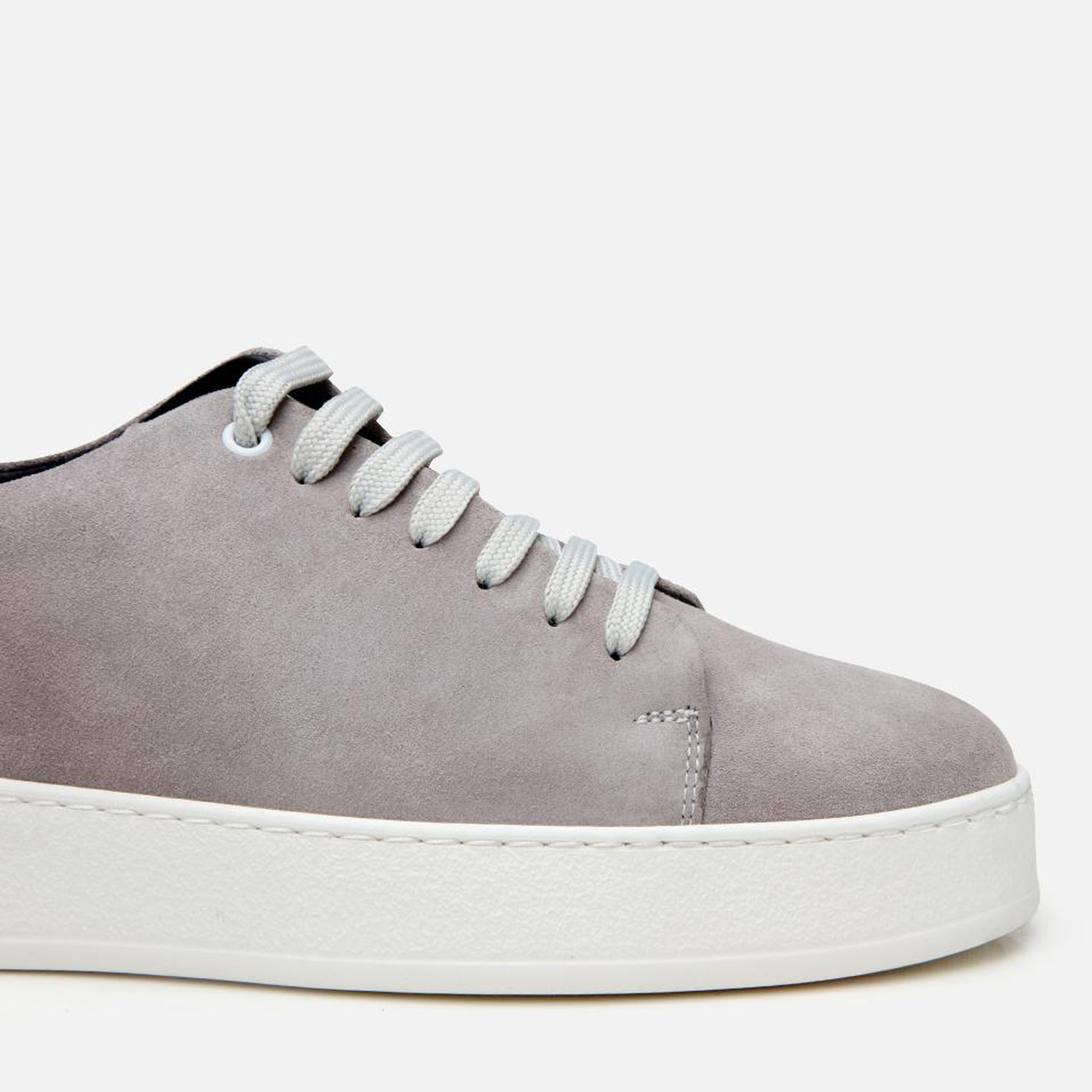 Erkek Süet Deri Gri Hafif Tabanlı Spor Ayakkabı