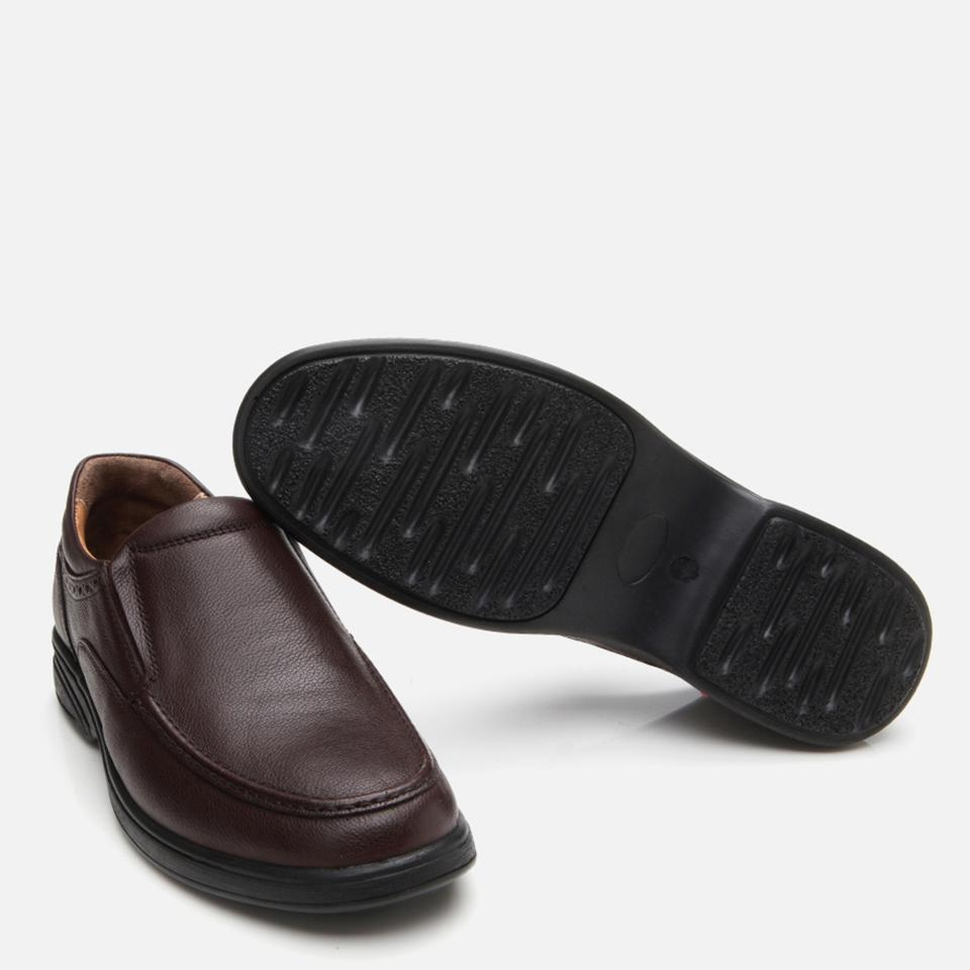 Erkek Deri Kahverengi Rahat Günlük Ayakkabı