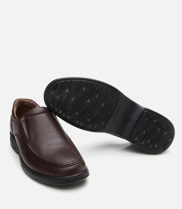  Erkek Deri Kahverengi Rahat Günlük Ayakkabı