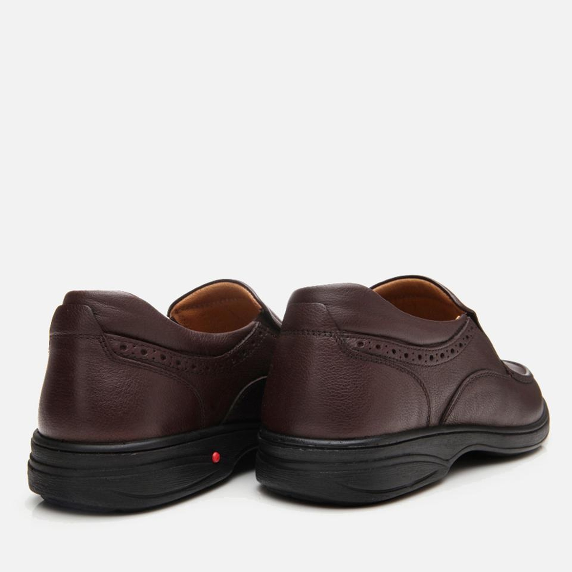 Erkek Deri Kahverengi Rahat Günlük Ayakkabı