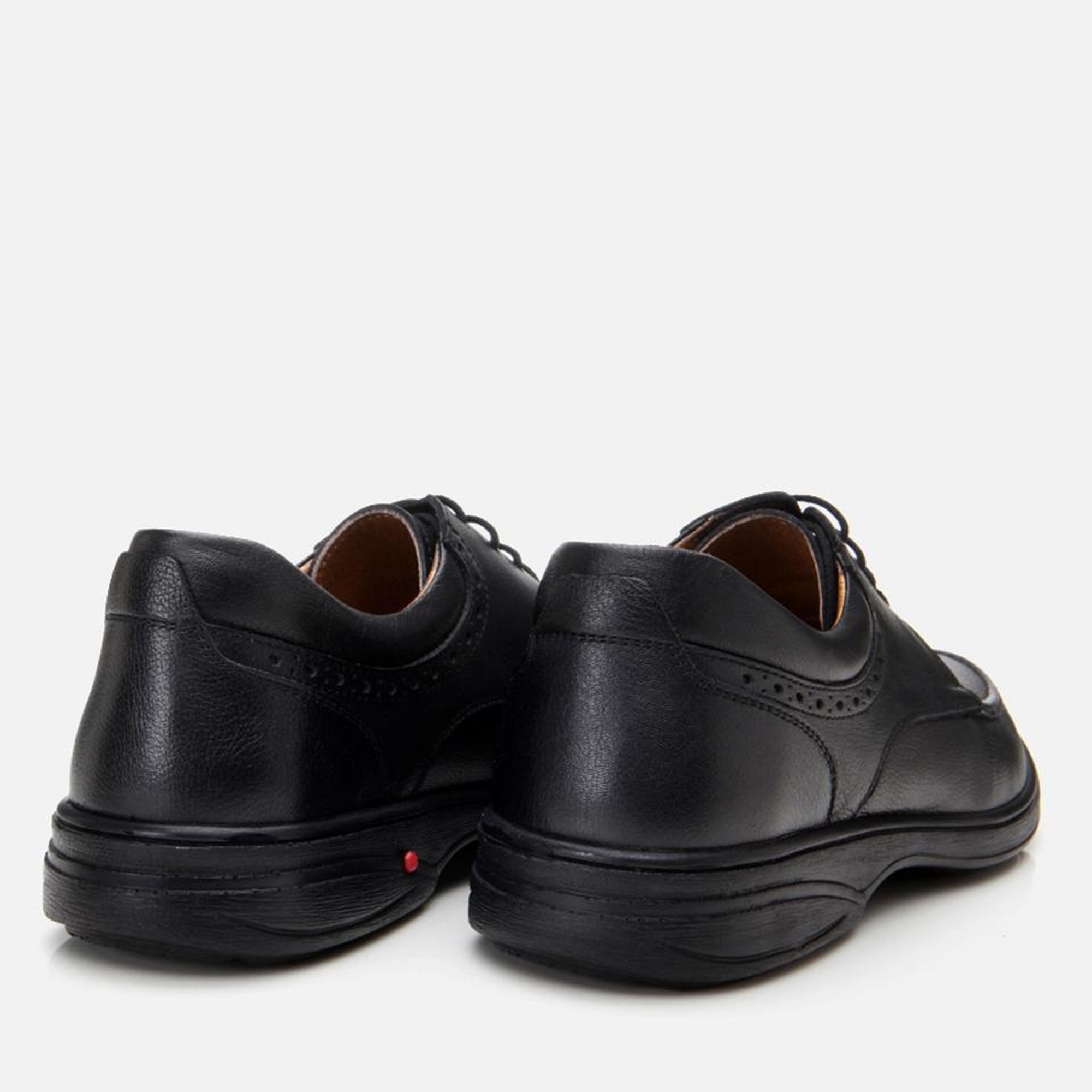 Erkek Deri Siyah Rahat Günlük Ayakkabı