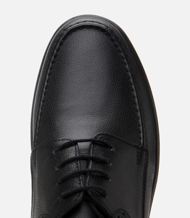  Erkek Deri Siyah Rahat Günlük Ayakkabı