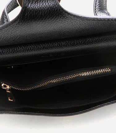  Kadın Deri Siyah Omuz Çantası