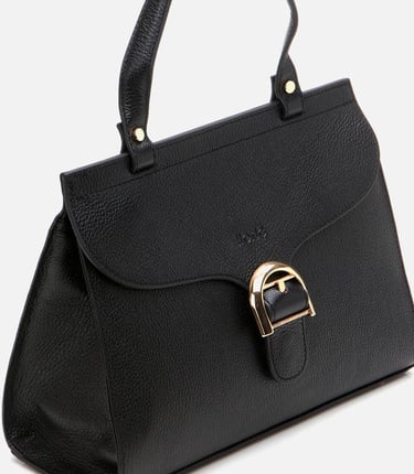  Kadın Deri Siyah Omuz Çantası