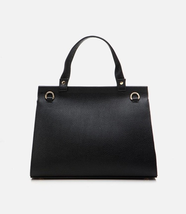  Kadın Deri Siyah Omuz Çantası