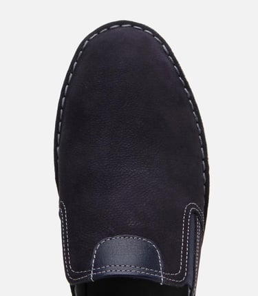  Erkek Nubuk Deri Lacivert Ultra Hafif Tabanlı Günlük Ayakkabı