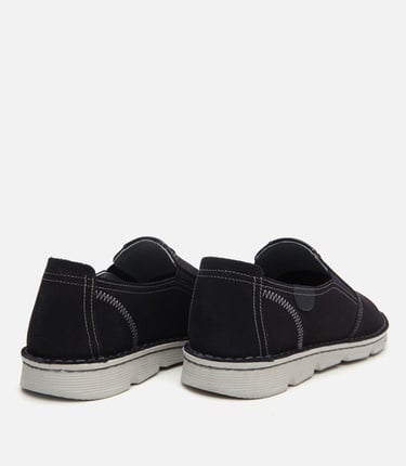  Erkek Nubuk Deri Lacivert Ultra Hafif Tabanlı Günlük Ayakkabı