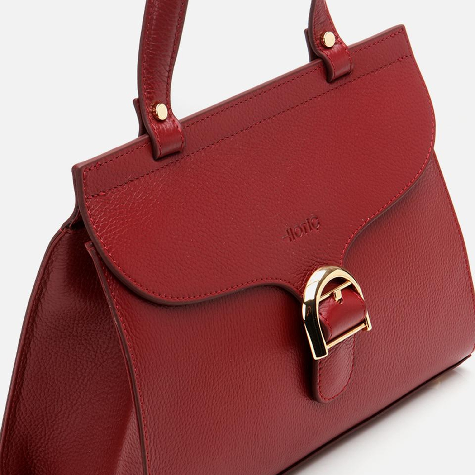 Kadın Deri Bordo Omuz Çantası