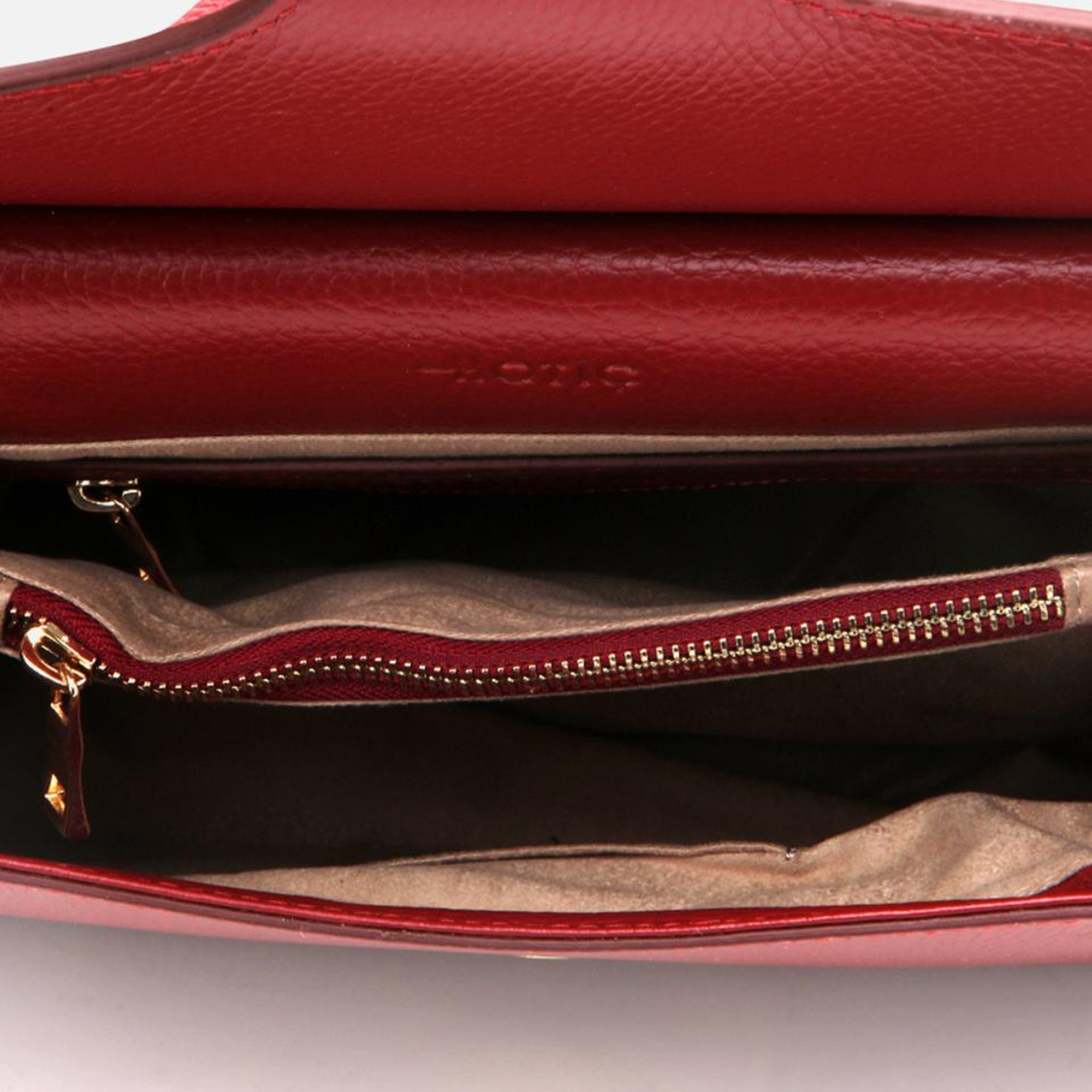 Kadın Deri Bordo Omuz Çantası