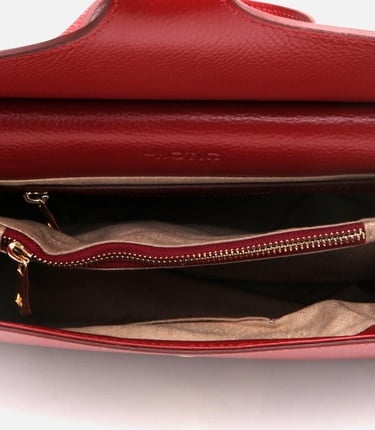  Kadın Deri Bordo Omuz Çantası