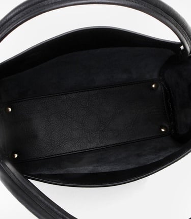  Kadın Deri Siyah Omuz Çantası