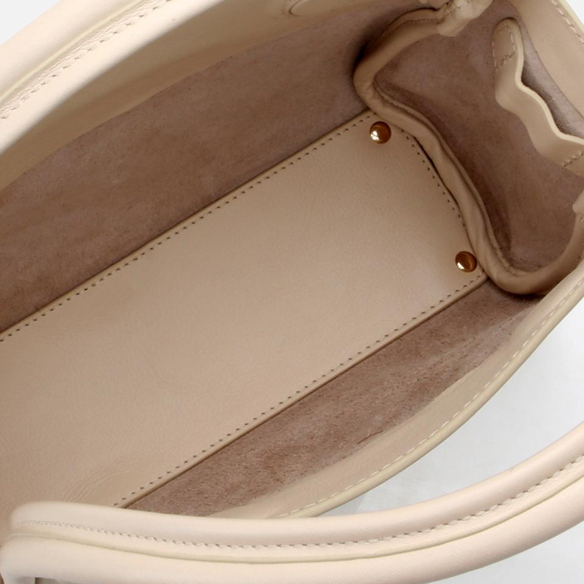 Kadın Deri Bej Omuz Çantası