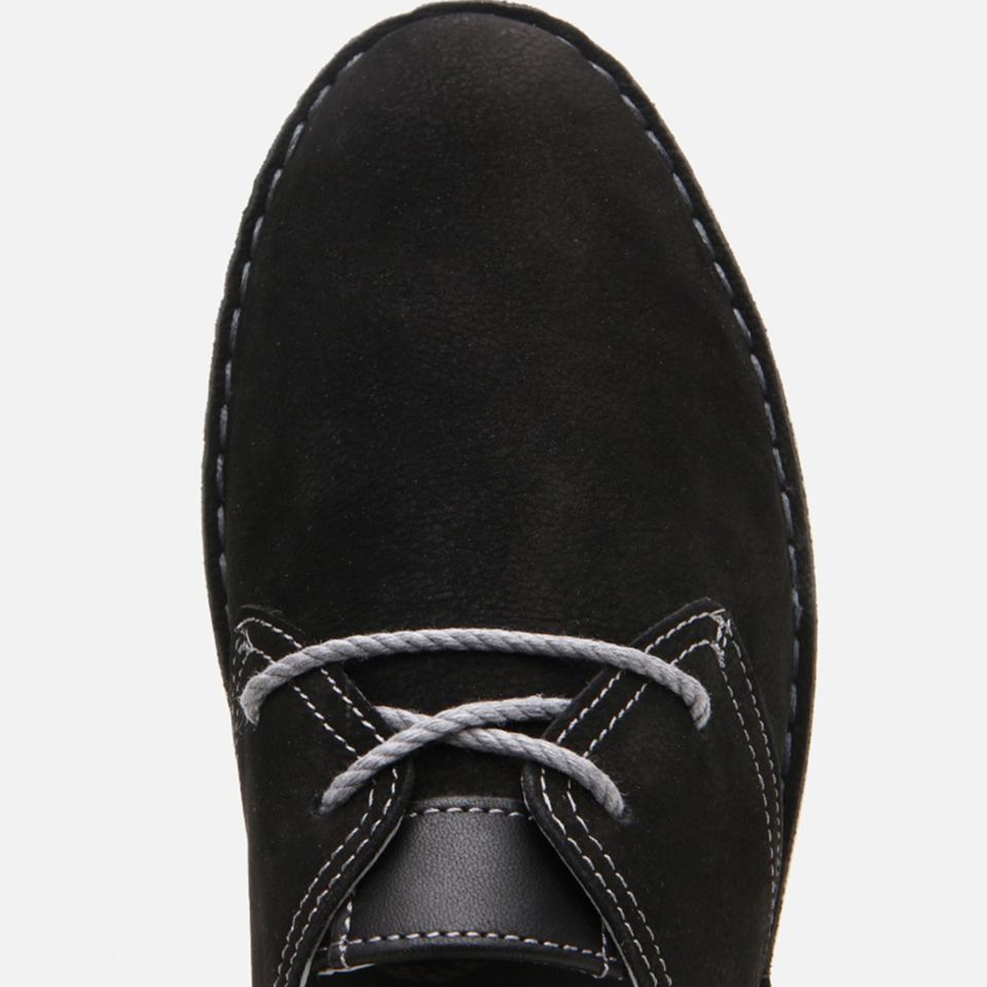 Erkek Nubuk Deri Siyah Ultra Hafif Tabanlı Günlük Ayakkabı