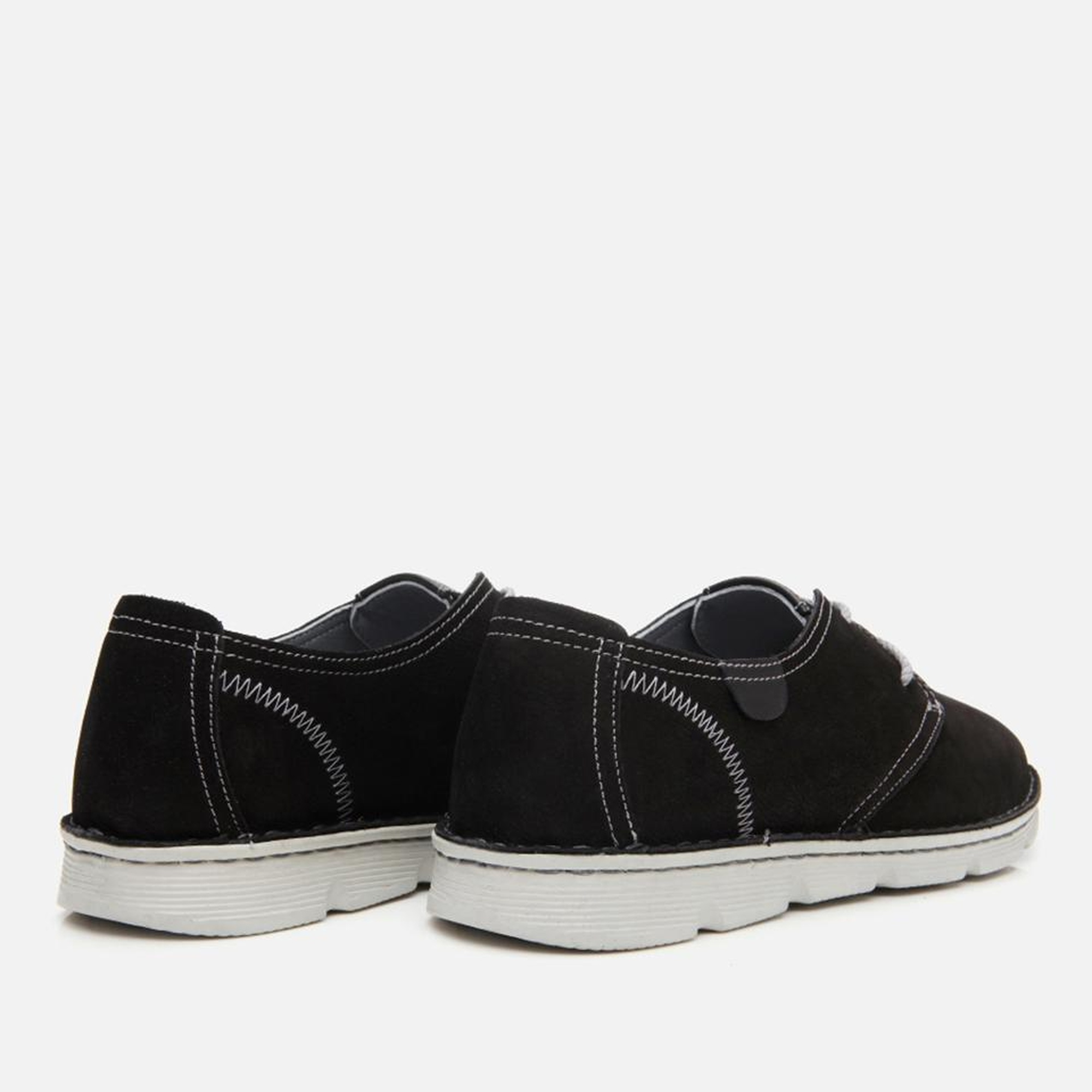 Erkek Nubuk Deri Siyah Ultra Hafif Tabanlı Günlük Ayakkabı