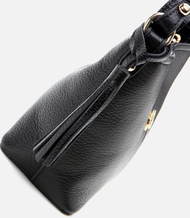  Kadın Deri Siyah Mini (Çapraz) Çanta