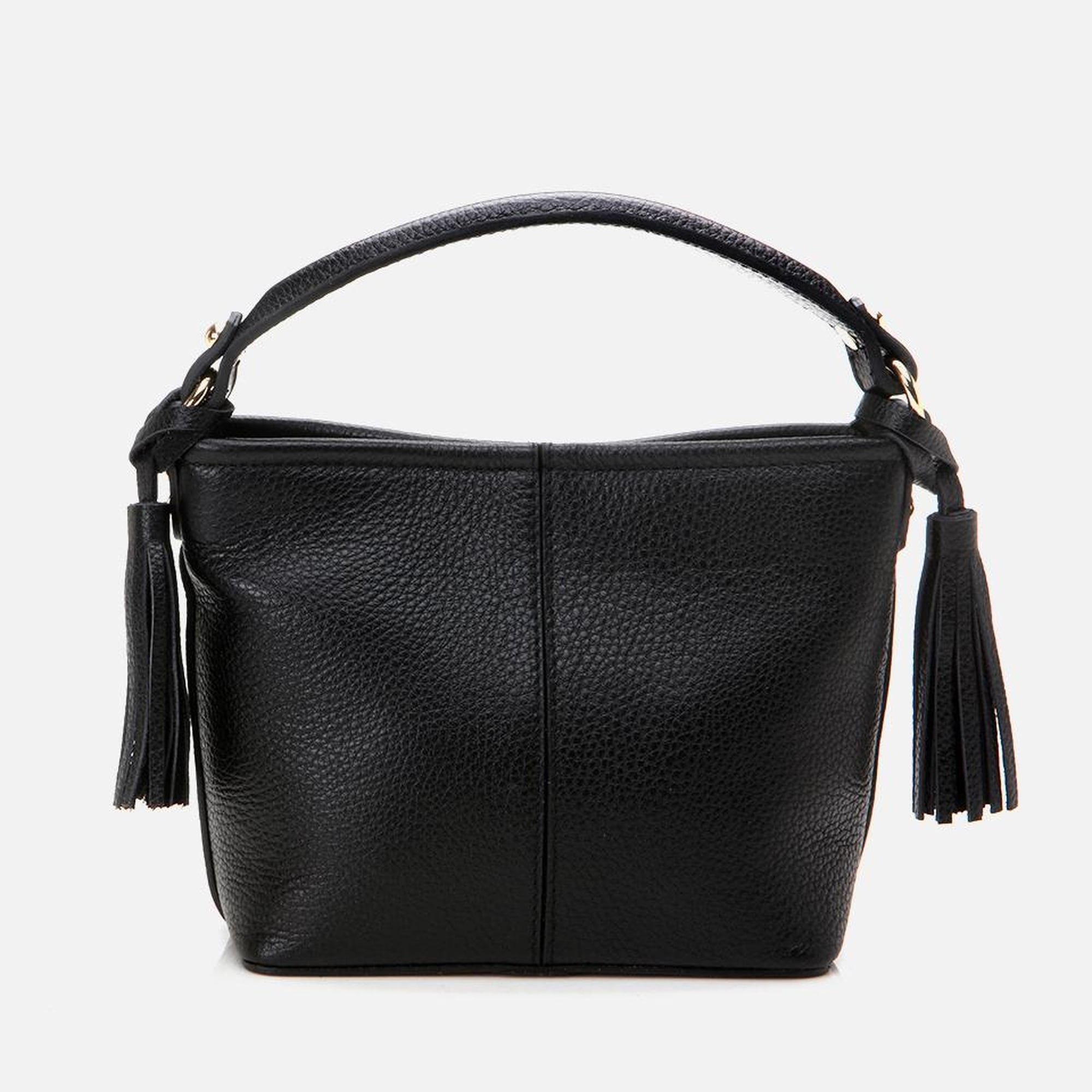 Kadın Deri Siyah Mini (Çapraz) Çanta