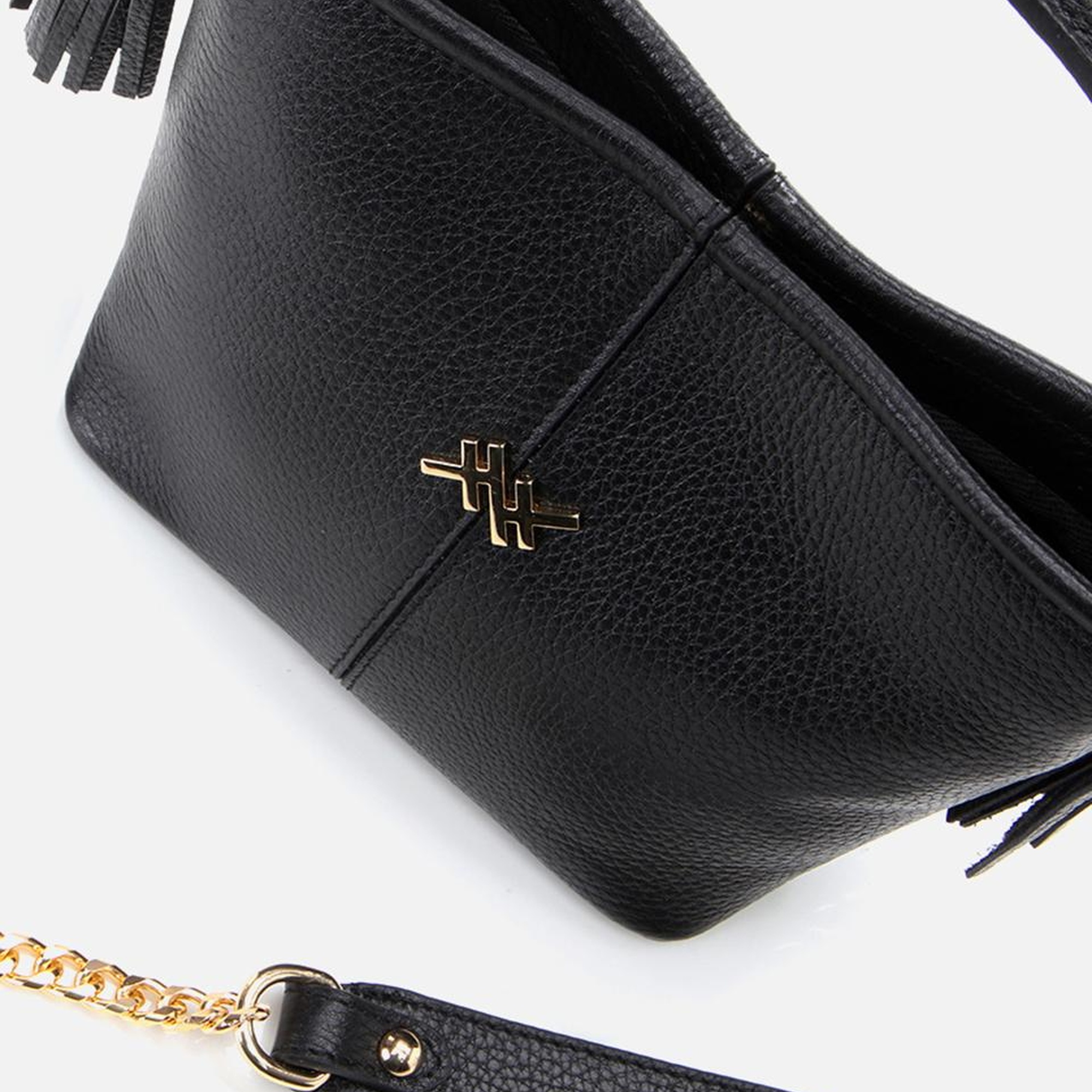 Kadın Deri Siyah Mini (Çapraz) Çanta