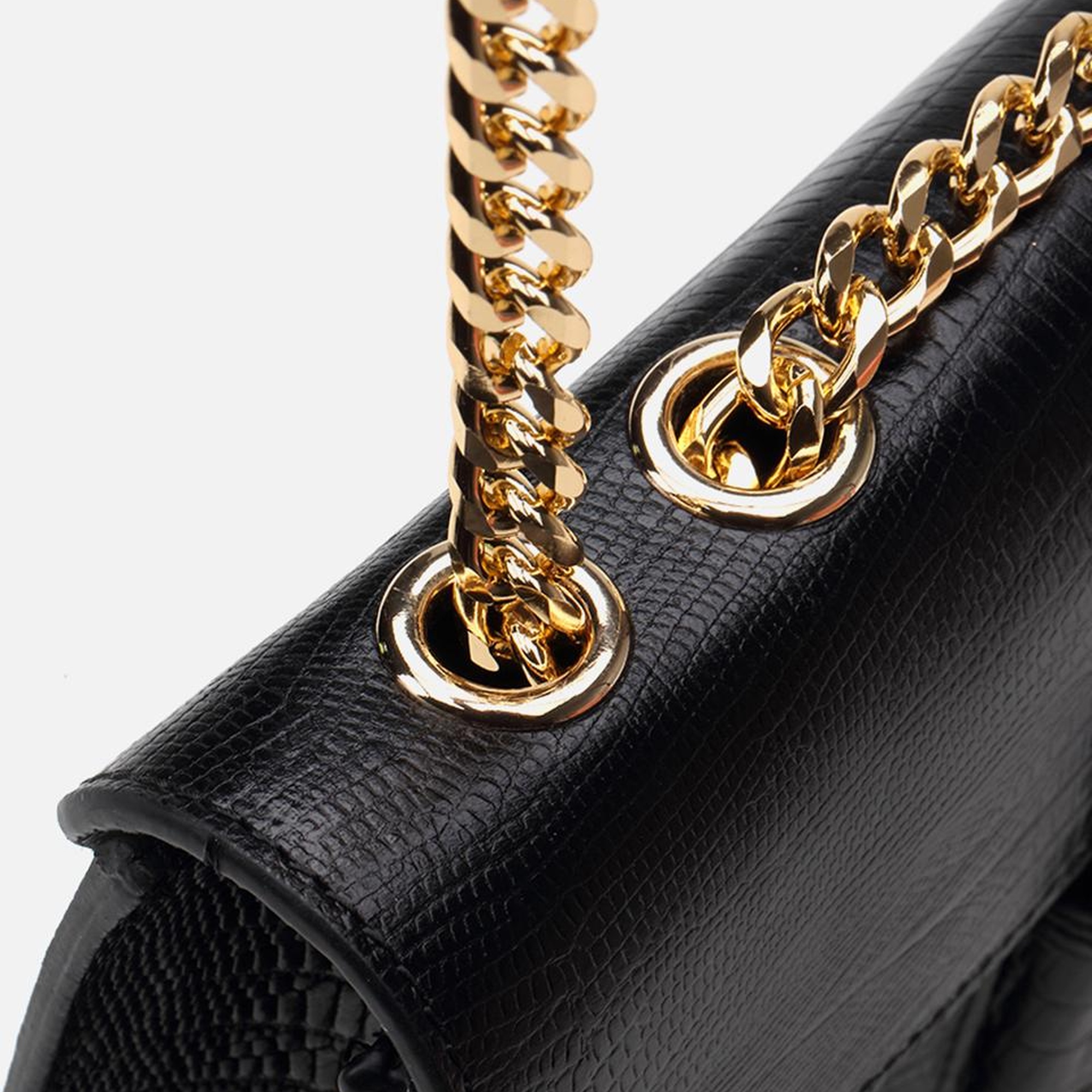 Kadın Deri Siyah Omuz Çantası