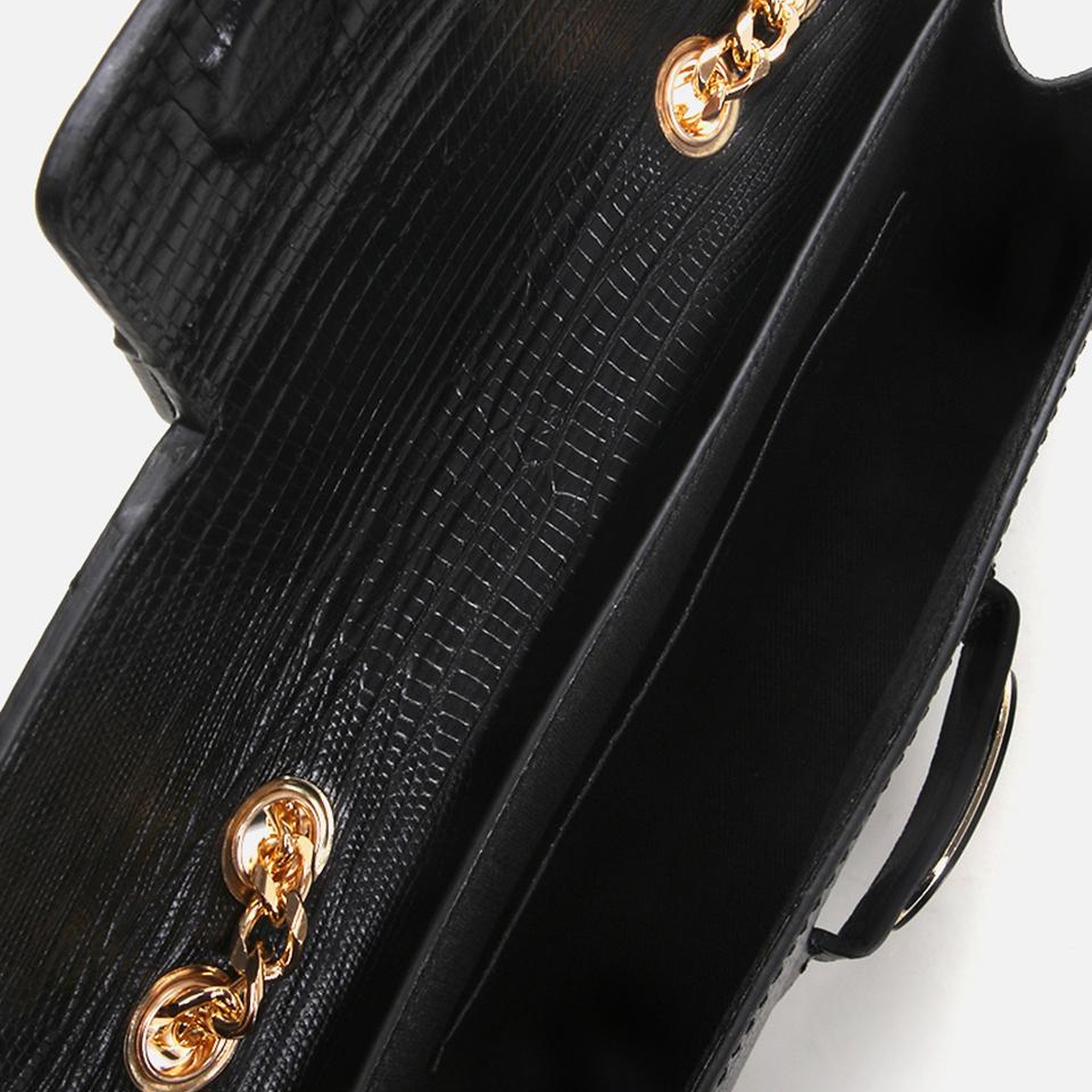 Kadın Deri Siyah Omuz Çantası