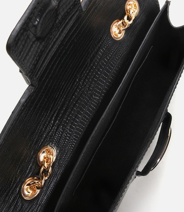  Kadın Deri Siyah Omuz Çantası