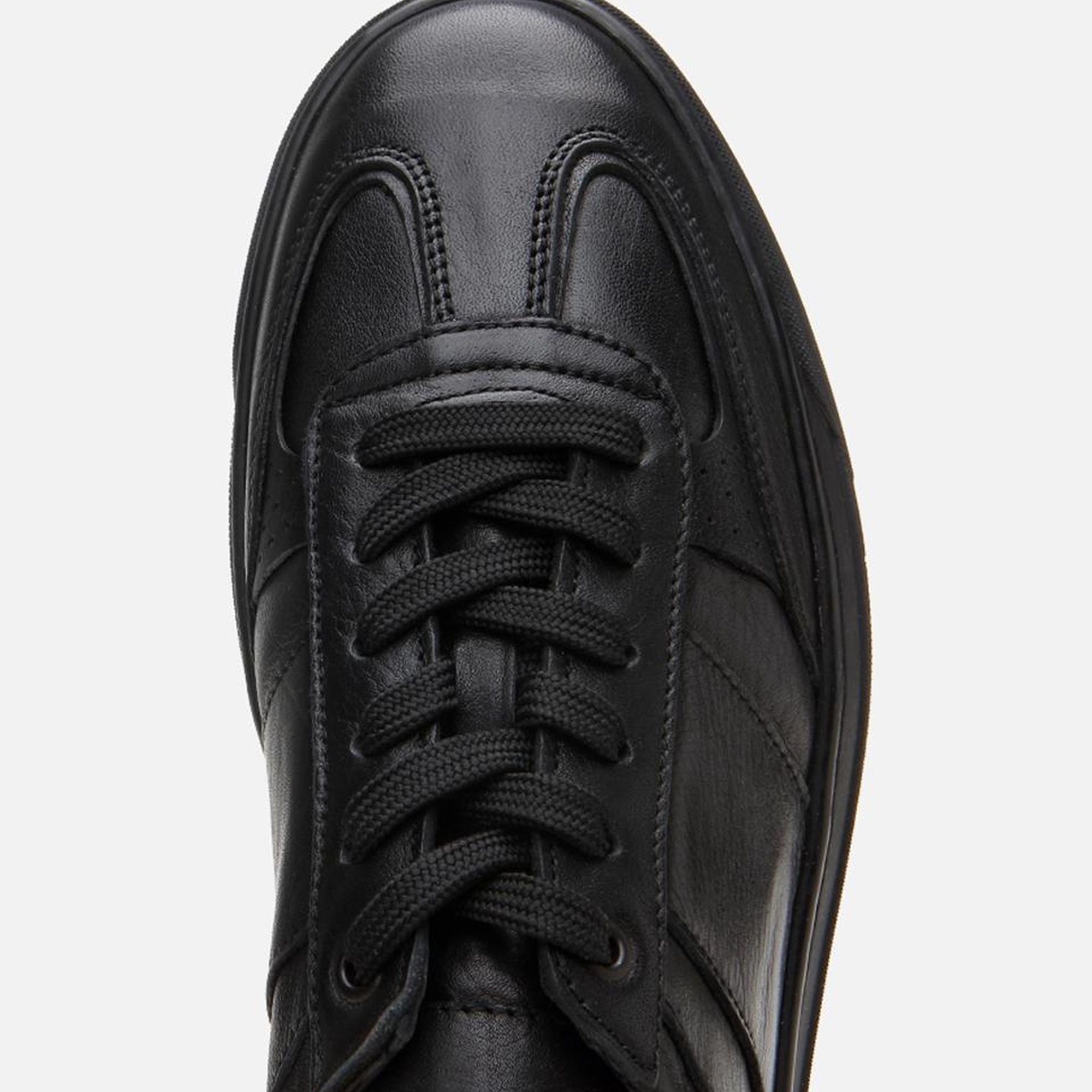 Erkek Deri Siyah Spor Ayakkabı