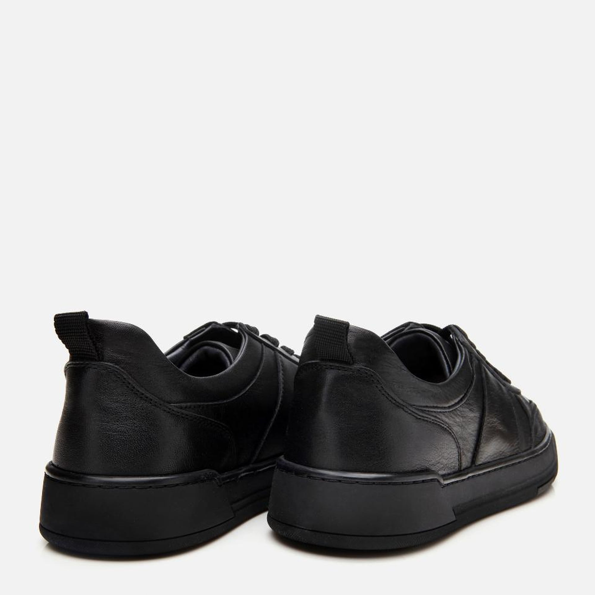 Erkek Deri Siyah Spor Ayakkabı