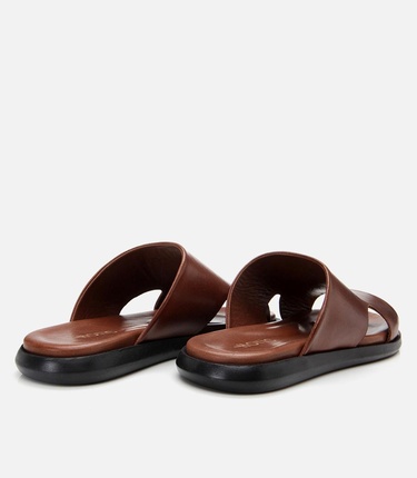  Erkek Deri Kahverengi Terlik