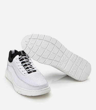  Erkek Deri Beyaz Rahat Spor Ayakkabı