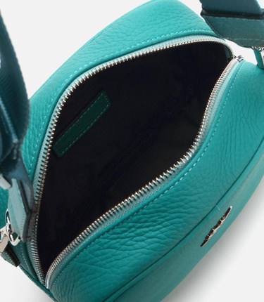  Kadın Deri Turkuaz Mini (Çapraz) Çanta