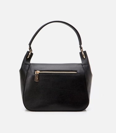  Kadın Deri Siyah Omuz Çantası