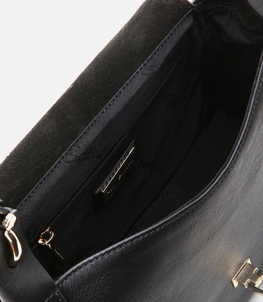  Kadın Deri Siyah Omuz Çantası