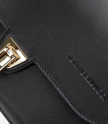  Kadın Deri Siyah Omuz Çantası