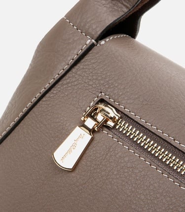  Kadın Deri Vizon Omuz Çantası