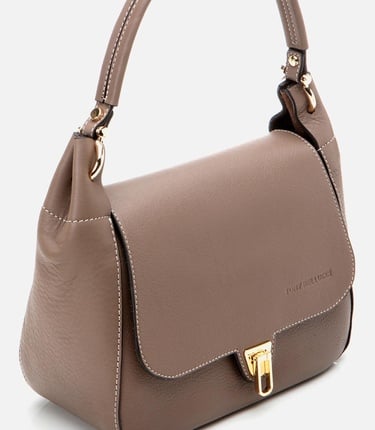  Kadın Deri Vizon Omuz Çantası