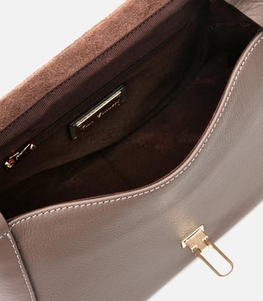  Kadın Deri Vizon Omuz Çantası