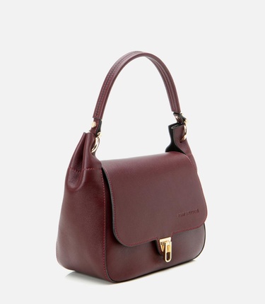 Kadın Deri Bordo Omuz Çantası