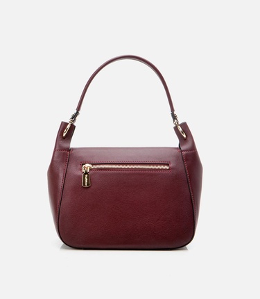  Kadın Deri Bordo Omuz Çantası