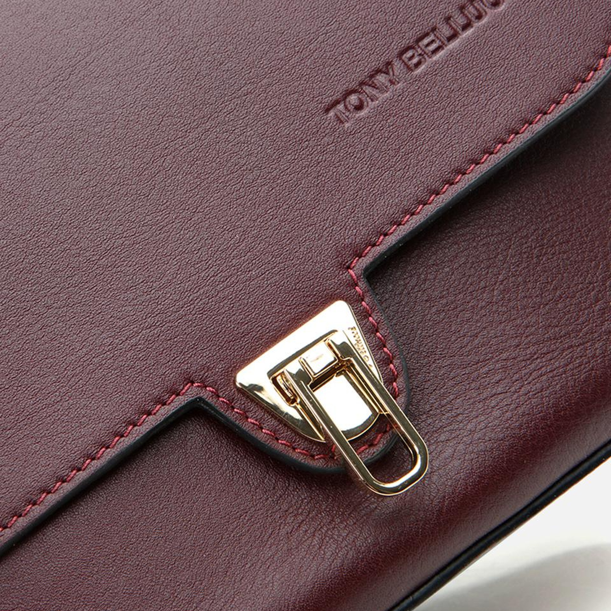 Kadın Deri Bordo Omuz Çantası