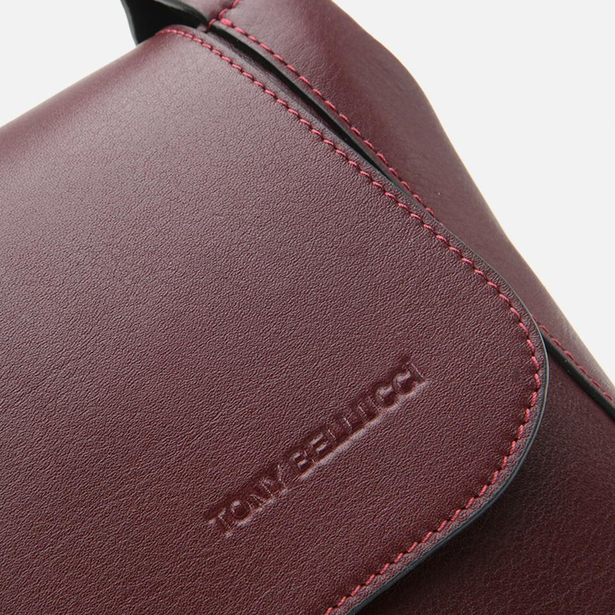 Kadın Deri Bordo Omuz Çantası