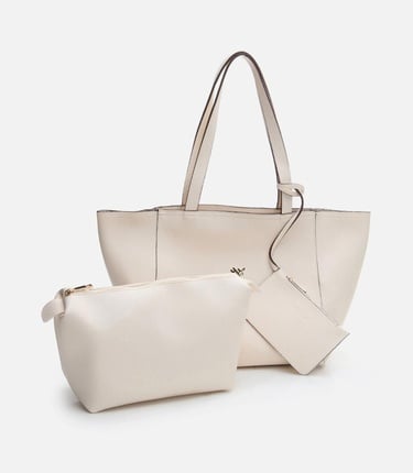  Kadın Ekru Omuz Çantası