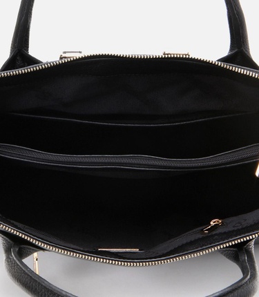  Kadın Deri Siyah Omuz Çantası