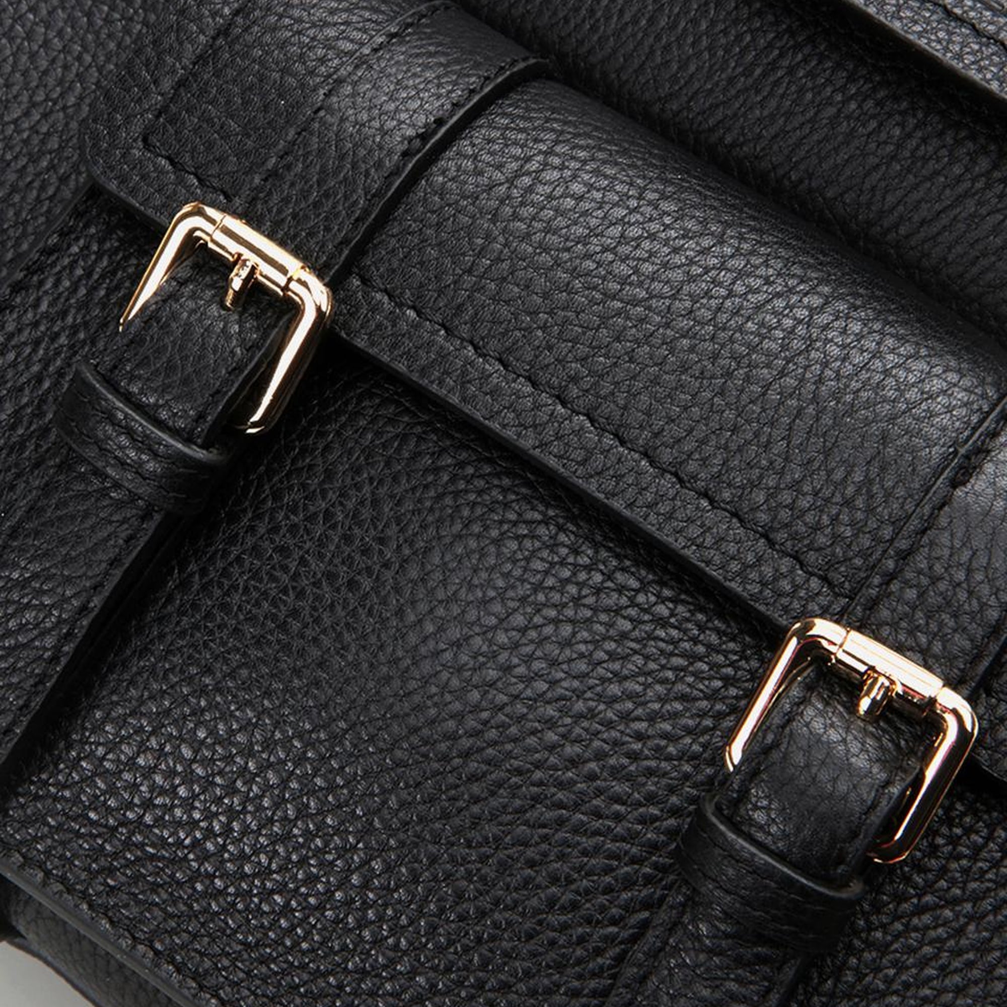 Kadın Deri Siyah Omuz Çantası