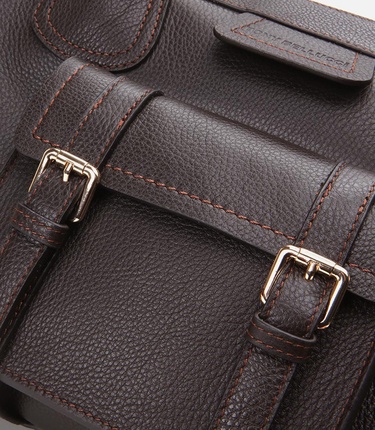  Kadın Deri Kahverengi Omuz Çantası