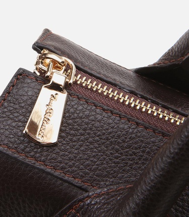  Kadın Deri Kahverengi Omuz Çantası