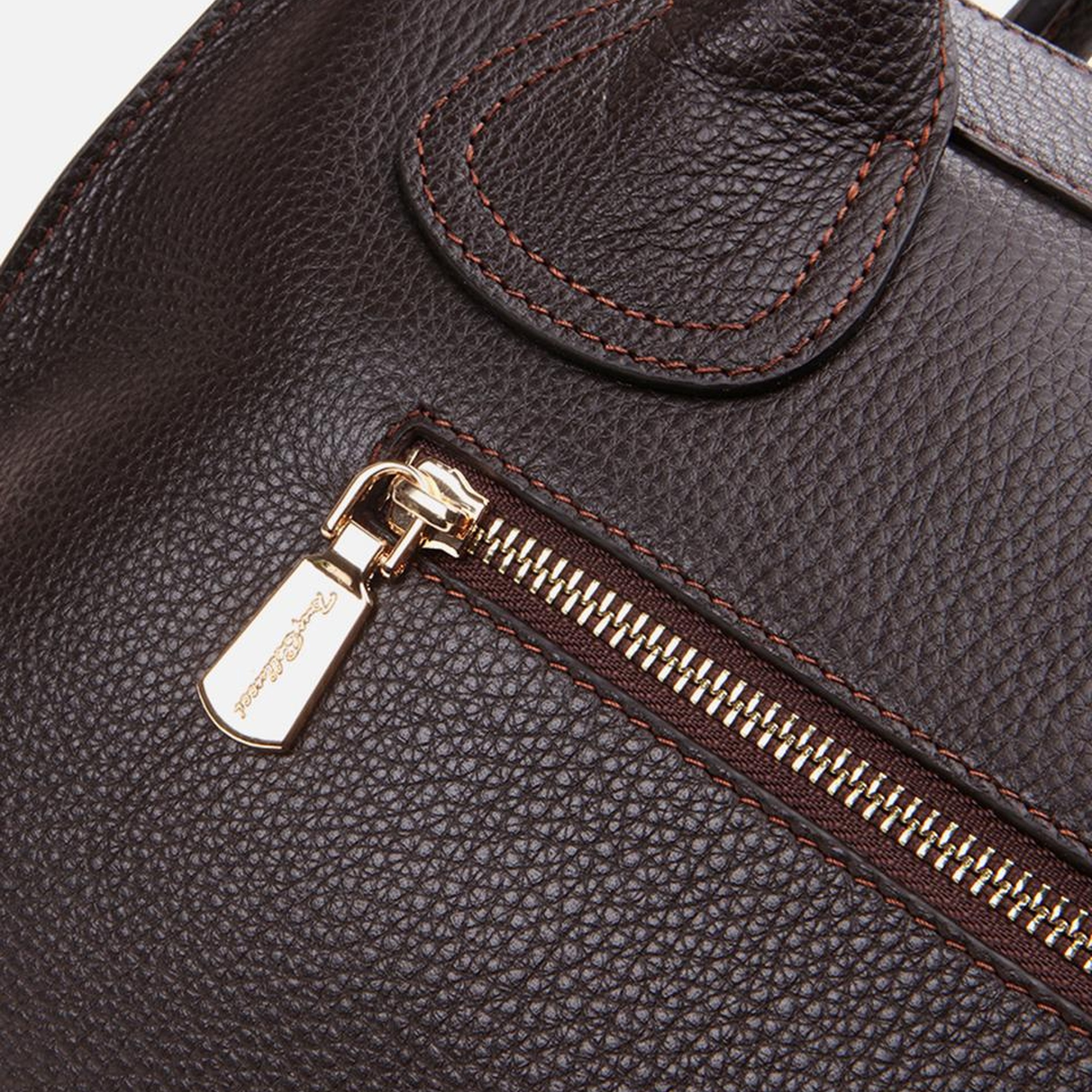 Kadın Deri Kahverengi Omuz Çantası